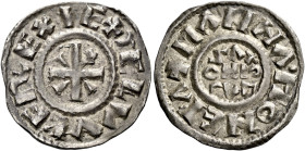Kings of Wessex

Aethelwulf, 839-858. AR Penny, Non portrait type (Phase I, 839-c.844), Canterbury,Manna. Cross with wedges in angles, +EÐELVVLF REX...
