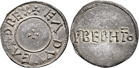 Kings of Wessex

Edward the Elder, 899-924. AR Penny, One line type (c.910-915), west Mercian mint, Wyberht. Small cross, +EΛDVVEΛRD REX, rev. PBERH...