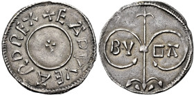 Kings of Wessex

Edward the Elder, 899-924. AR Penny, Botanical type (c.910-915), west Mercian mint, Buga. Small cross, + EADVVEARD REX, rev. BV GA ...