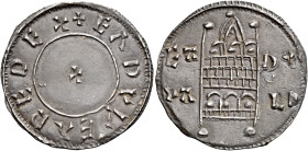 Kings of Wessex

Edward the Elder, 899-924. AR Penny, Tower type (c.910-915), west Mercian mint, Eadwald. Small cross, +EΛDVVEΛRD REX, rev. Saxon ch...