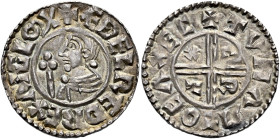 Late Anglo-Saxon

Aethelred II, 978-1016. AR Penny, Crux type (c.991-997), Exeter, Tuna. Rev. TVNΛ M-O EΛXEC. 1.49 g. N.770; S.1148.
A couple of pe...
