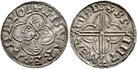 Late Anglo-Saxon

Cnut, 1016-1035. AR Penny, Quatrefoil type (c.1017-1023), Southwark, Brihtmaer. Rev. +BRIHTMÆR SVÐG. 1.01 g. SCBI Mack 1079 - this...
