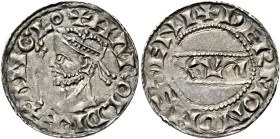 Late Anglo-Saxon

Harold II, 1066. AR Penny, Pax type, Steyning, Deormon. Rev. +DERMON ON STÆNI. 1.30 g. N.836; S.1186.
Toned. Good VF. Rare.

Ex...