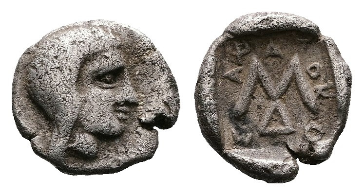 Thrace, kings. Odrysian. Saratokos, dynast, circa 410-400 BC. Silver Trihemiobol...