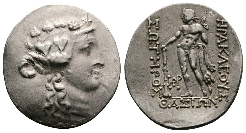 Thrace. Thasos, circa 168-148 BC. Silver Tetradrachm (32 mm, 16.63 g.). Wreathed...