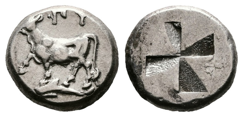Thrace. Byzantion, circa 387/6–340 BC. AR Siglos (15.7 mm, 5.36 g). Persic stand...