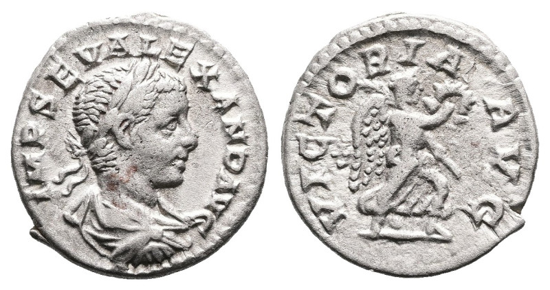 Severus Alexander, AD 228-231. Silver Denarius. (18mm, 3.00 g.). Antioch. IMP SE...