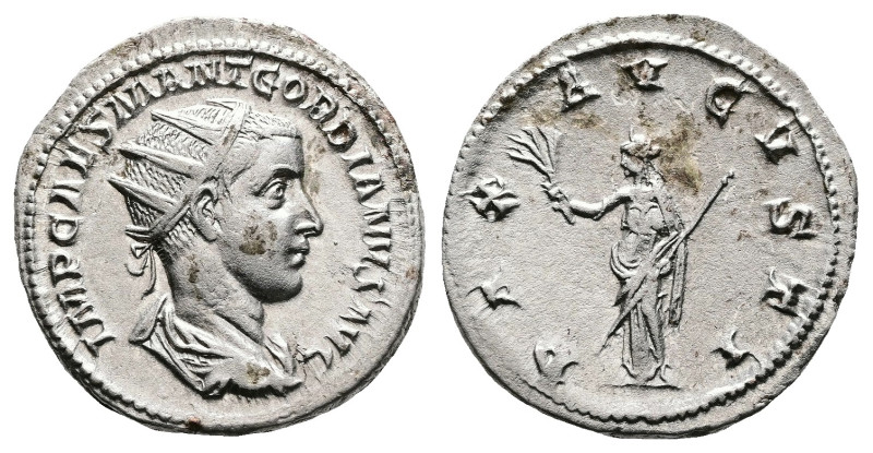 Gordian III, AD 238-239. Silver Antoninianus. Rome. IMP CAES M ANT GORDIANVS AVG...