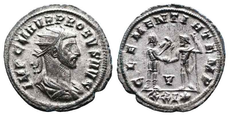 Probus, AD 276-282. Silvered Billon Antoninianus. (23,5 mm, 3.36 g.). Cyzicus. I...