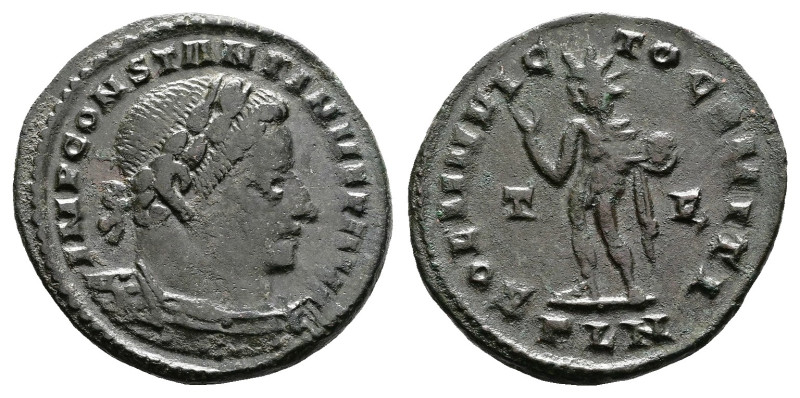 Constantine I, AD 310. Bronze Follis. (22,25 mm, 4.53 g.). London. IMP CONSTANTI...