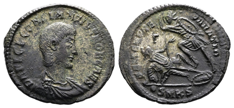 Constantius Gallus, AD 351-354. Bronze Follis (25mm, 4.67 g.).. Cyzicus. DN FL C...