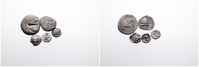 Greek. Selection of 5 Silver Fractions inclusive a Drachm of Alexander III the G...