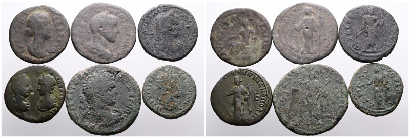 Roman Provincial. Selection of 6 Bronze Coins from Different Mints as: Marcianop...