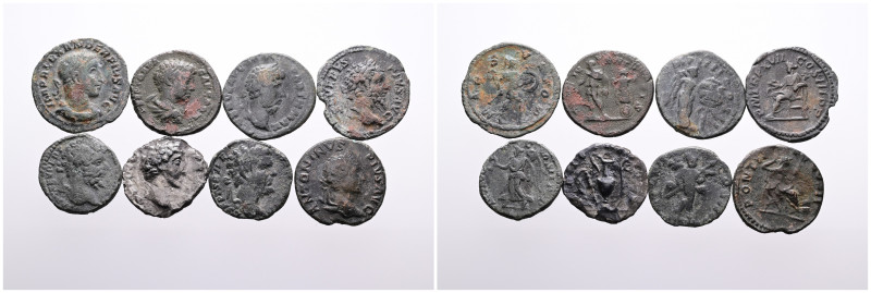 Roman Imperial, Selection of 8 Billon Denarii of Marcus Aurelius, Lucius Verus, ...