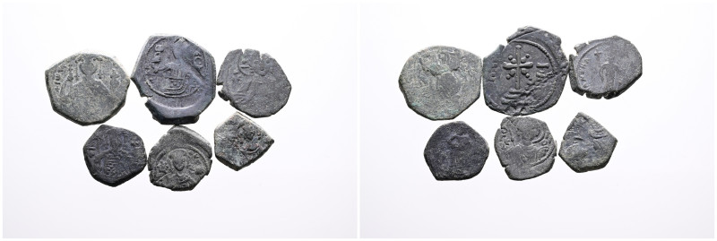 Byzantine Empire Selection of 6 Bronze Tetarteron. Fine- Very Fine. SOLD AS SEEN...