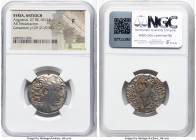 SYRIA. Antioch. Augustus (27 BC-AD 14). AR tetradrachm (25mm, 12h). NGC Fine. Dated Caesarean Era Year 29 (21/20 BC). Diademed head of Philip I right;...
