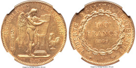 Republic gold 100 Francs 1879-A AU Details (Rim Filing) NGC, Paris mint, KM832, Fr-590, Gad-1137. HID09801242017 © 2024 Heritage Auctions | All Rights...