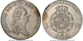 Gustaf III Riksdaler 1782-OL AU53 NGC, Stockholm mint, KM527, Dav-1736. HID09801242017 © 2024 Heritage Auctions | All Rights Reserved www.HA.com/Texas...