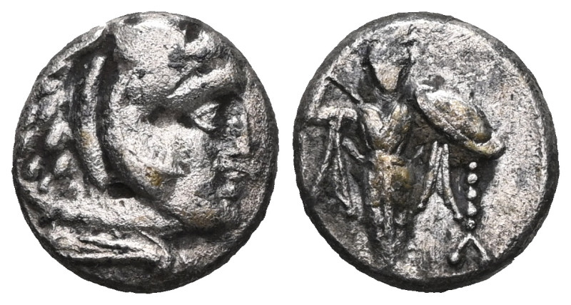GREEKS MYSIA CITIES PERGAMON (Bergama). Diobolon (310/284 BC) . Heracles' head r...
