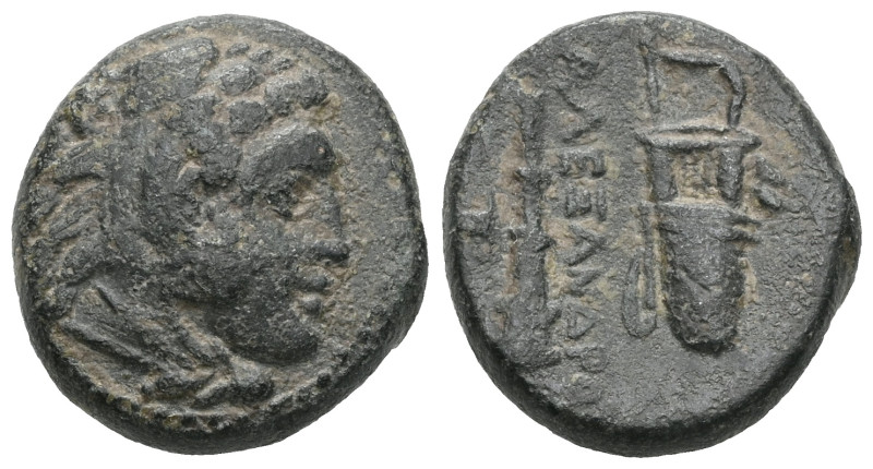 Greek Kings of Macedon, Alexander III 'the Great',AE, (Bronze), 336-323 BC.Uncer...