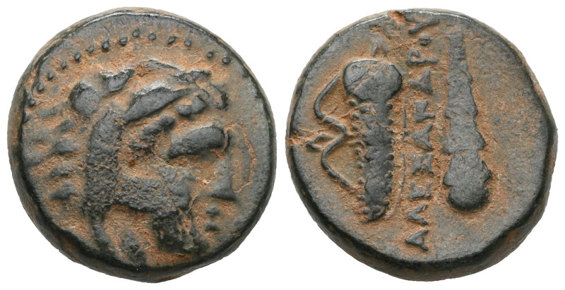 Greek Kings of Macedon, Alexander III 'the Great',AE, (Bronze), 336-323 BC.Uncer...