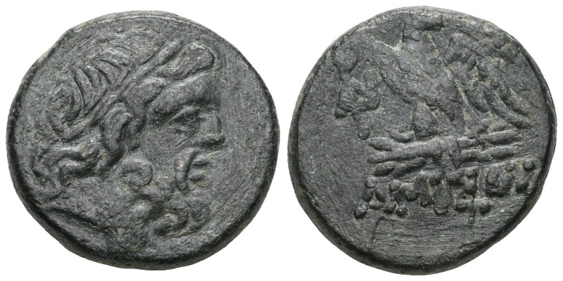 PONTOS. Amisos. Ae (Late 2nd/Early 1st centuries BC). Time of Mithradates VI Eup...