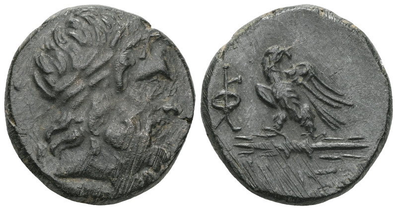 Greek Coins BITHYNIA. Dia.(Circa 85-65 BC).Ae. Obv : Laureate head of Zeus to ri...