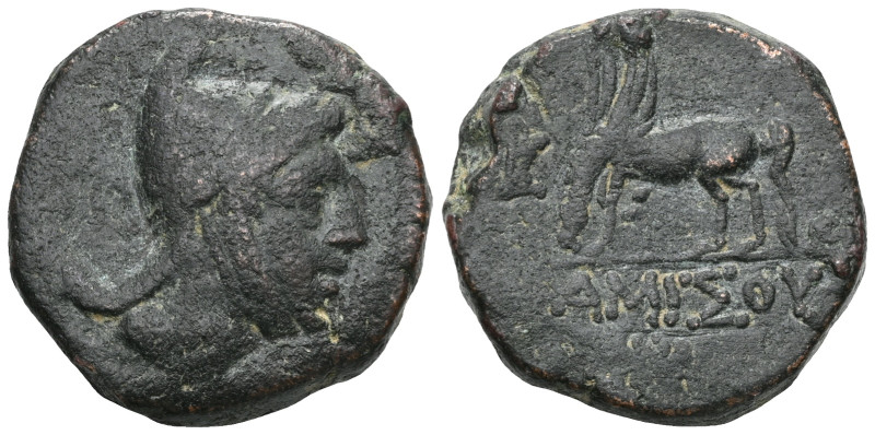 Greek Pontos. Amisos. Time of Mithradates VI Eupator circa 85-65 BC. Bronze Æ . ...