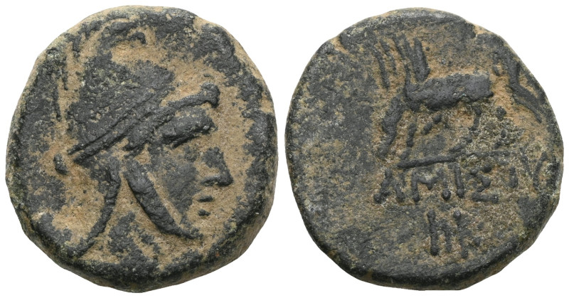 Greek Pontos. Amisos. Time of Mithradates VI Eupator circa 85-65 BC. Bronze Æ . ...