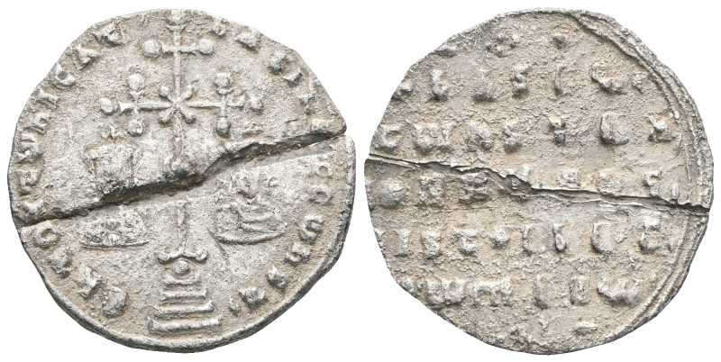 Byzantine Basil II and Constantine VIII. Miliaresion; Basil II and Constantine V...