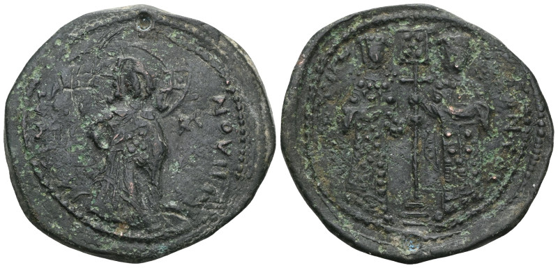 Byzantine Constantine X Ducas, AE, Follis (Bronze) Constantinople. 1059-1067 AD....