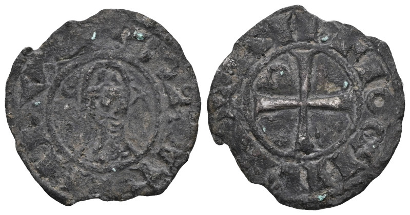 CRUSADERS.Antioch.Bohemund III.(1162-1201).BI Denier. Obv : +BOAMVNDVS. Profile ...