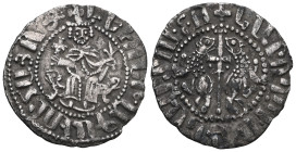 MEDIEVAL and WORLD COINS CILICIAN ARMENIA.Levon I (1198-1219).Sis.Tram. Obv : ԼԵԻՈՆ ԹԱԳ[ԱՈՐ Հ]ԱՅԻՈՑ.(Levon king of the Armenians). King seated on thro...