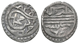 Ottoman » Mehmed II, 1st reign 848-850/1444-1446  , silver AR.

Weight: 1 gr Diameter:13,5 mm