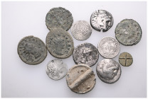 ANCIENT BRONZE AND SILVER COINS.SOLD AS SEEN.NO RETURN.

 Weight: lot Diameter:lot