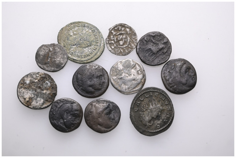 ANCIENT SILVER COINS.SOLD AS SEEN.NO RETURN.

 Weight: lot Diameter:lot