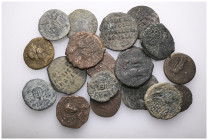 ANCIENT BRONZE COINS.SOLD AS SEEN.NO RETURN.

 Weight: lot Diameter:lot