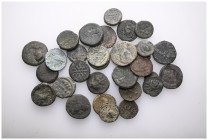 ANCIENT BRONZE COINS.SOLD AS SEEN.NO RETURN.

 Weight: lot Diameter:lot