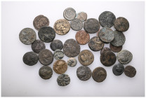 ANCIENT BRONZE COINS.SOLD AS SEEN.NO RETURN.

 Weight: lot Diameter:lot