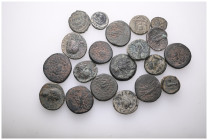 ANCIENT BRONZE COINS.SOLD AS SEEN.NO RETURN.

 Weight: lot Diameter:lot