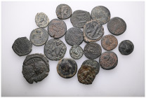 ANCIENT BRONZE COINS.SOLD AS SEEN.NO RETURN.

 Weight: lot Diameter:lot