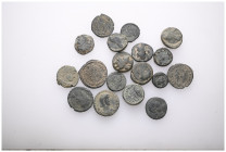 ANCIENT BRONZE COINS.SOLD AS SEEN.NO RETURN.

 Weight: lot Diameter:lot