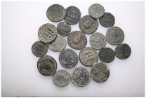 ANCIENT BRONZE COINS.SOLD AS SEEN.NO RETURN.

 Weight: lot Diameter:lot