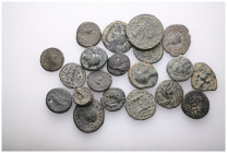 ANCIENT BRONZE COINS.SOLD AS SEEN.NO RETURN.

 Weight: lot Diameter:lot