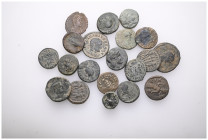 ANCIENT BRONZE COINS.SOLD AS SEEN.NO RETURN.

 Weight: lot Diameter:lot