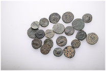 ANCIENT BRONZE COINS.SOLD AS SEEN.NO RETURN.

 Weight: lot Diameter:lot
