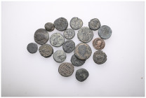ANCIENT BRONZE COINS.SOLD AS SEEN.NO RETURN.

 Weight: lot Diameter:lot