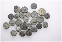 ANCIENT BRONZE COINS.SOLD AS SEEN.NO RETURN.

 Weight: lot Diameter:lot
