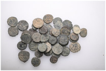 ANCIENT BRONZE COINS.SOLD AS SEEN.NO RETURN.

 Weight: lot Diameter:lot