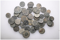 ANCIENT BRONZE COINS.SOLD AS SEEN.NO RETURN.

 Weight: lot Diameter:lot
